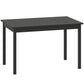 47" Farmhouse Dining Table with Pine Frame - Black