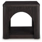 Yellink - Black - Square End Table