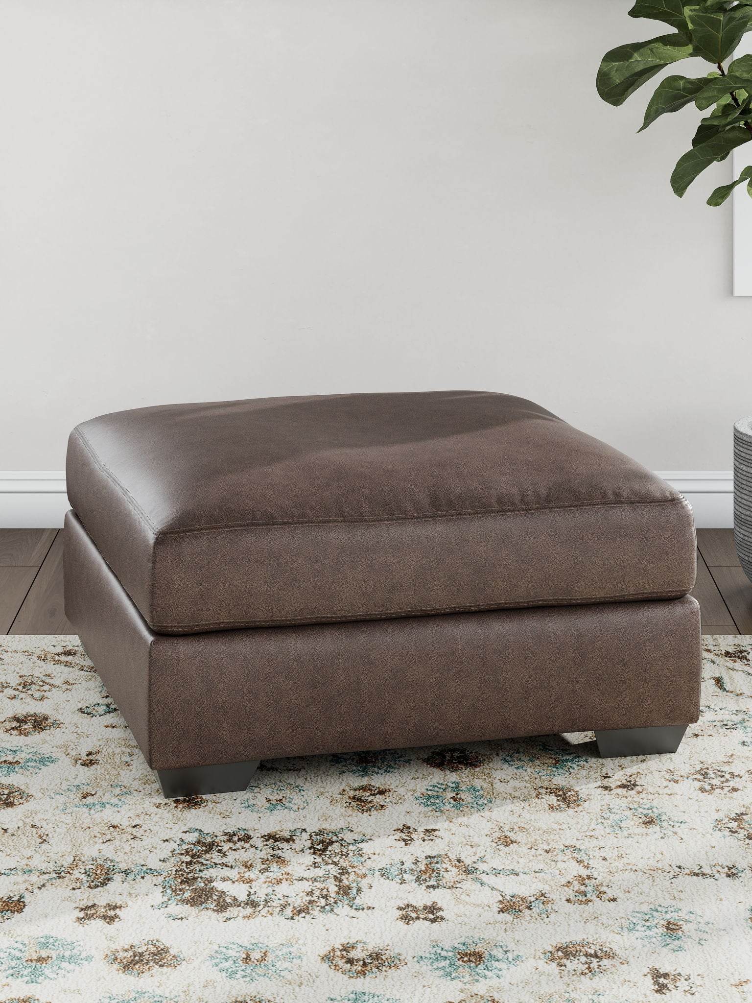 WillowBend - Umber - Oversized Accent Ottoman - Forward Furniture