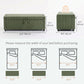 Corduroy Storage Ottoman End of Bed Bench - Dark Green
