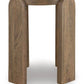 Gavrilley - Gray / White / Brown - Accent Table