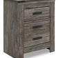Frandern - Gray - Two Drawer Night Stand