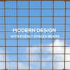 10' x 12' Brown Wood Pergola with Grape Trellis