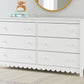 Hallityn - White - Six Drawer Dresser