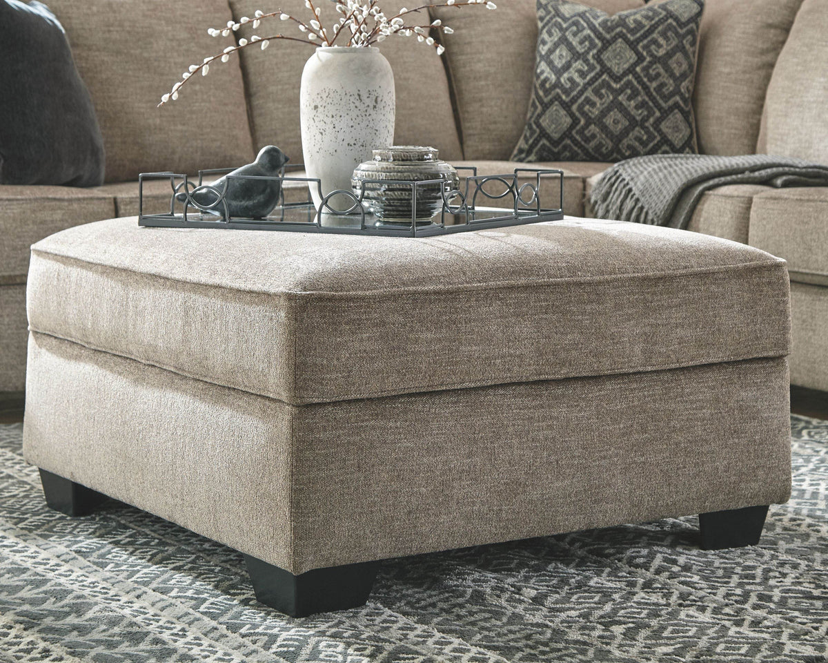 Bovarian - Stone - Ottoman With Storage - Forward Furniture
