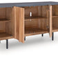 Quintavious - Brown / Charcoal - Accent Cabinet