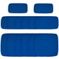Outdoor 14pc Patio Rattan Sofa Set Cushion Polyester Cover Replacement Set - No Cushion Included Navy Blue