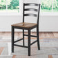 Wildenauer - Brown / Black - Barstool (Set of 2)