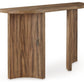 Austanny - Warm Brown - Sofa Table