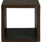 Hensington - Brown / Black - Square End Table