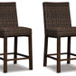 Paradise - Medium Brown - Barstool (Set of 2)