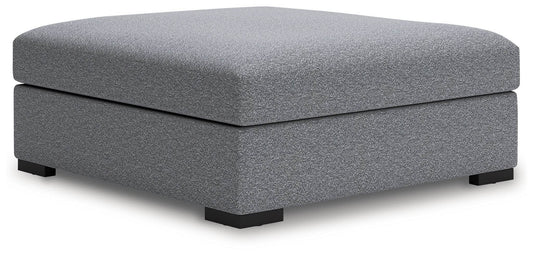 Bealton - Salt And Pepper - Oversized Accent Ottoman - Forward Furniture