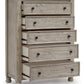 Harrastone - Gray - Five Drawer Chest