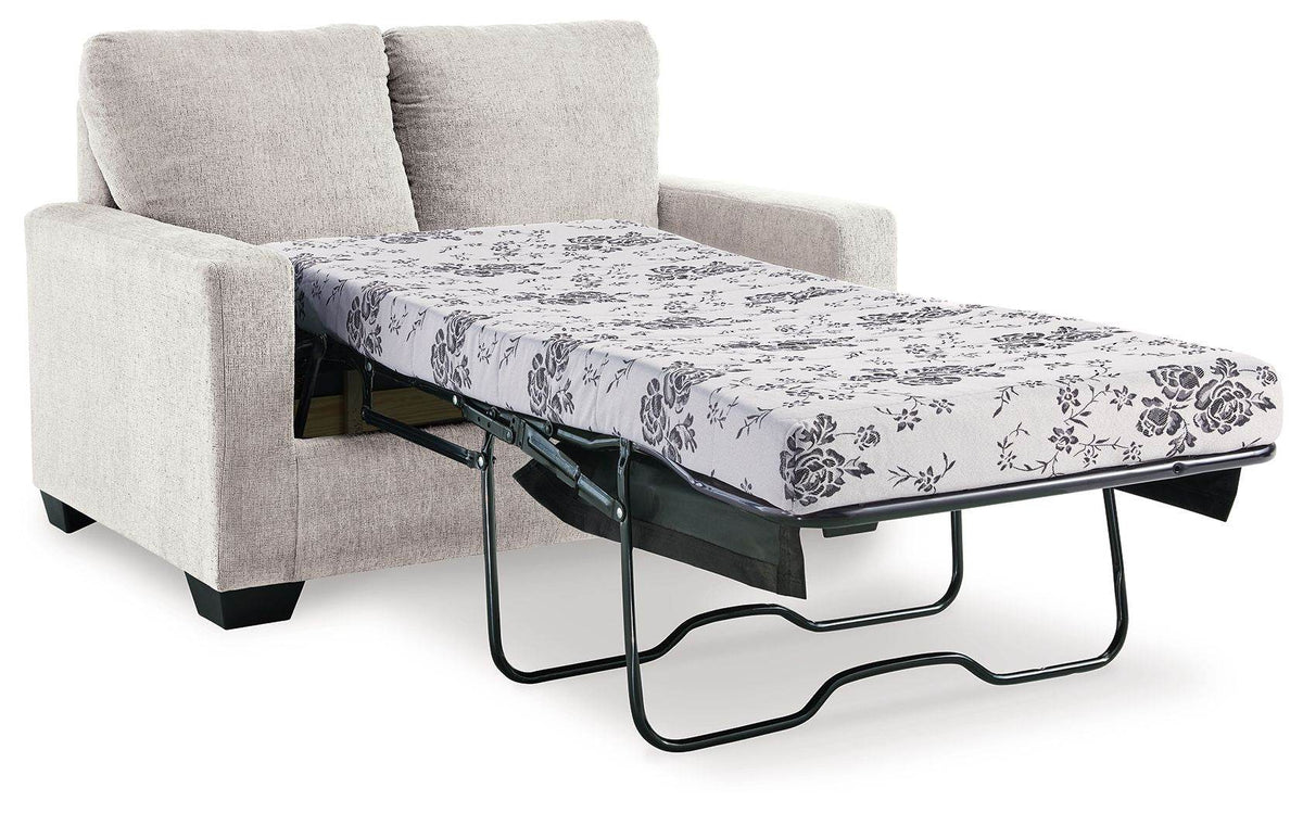 Rannis - Snow - Twin Sofa Sleeper - Fabric - Forward Furniture