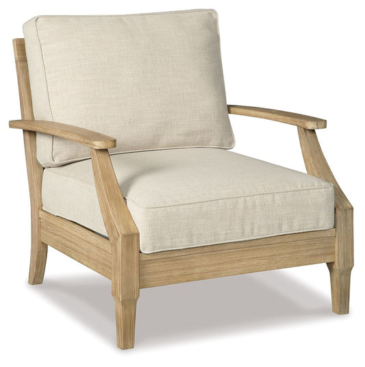 Clare - Beige - Lounge Chair w/Cushion