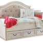 Realyn - Twin Day Bed With Storage - Chipped White