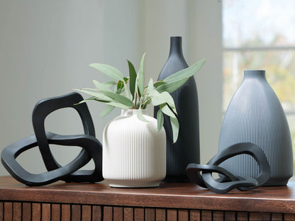 Leithick - Black / Tan / Gray - Accessory Set (Set of 5) - Forward Furniture