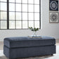 Albar Place - Cobalt - Oversized Accent Ottoman