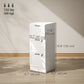3-Drawer Filing Cabinet with Lock - White
