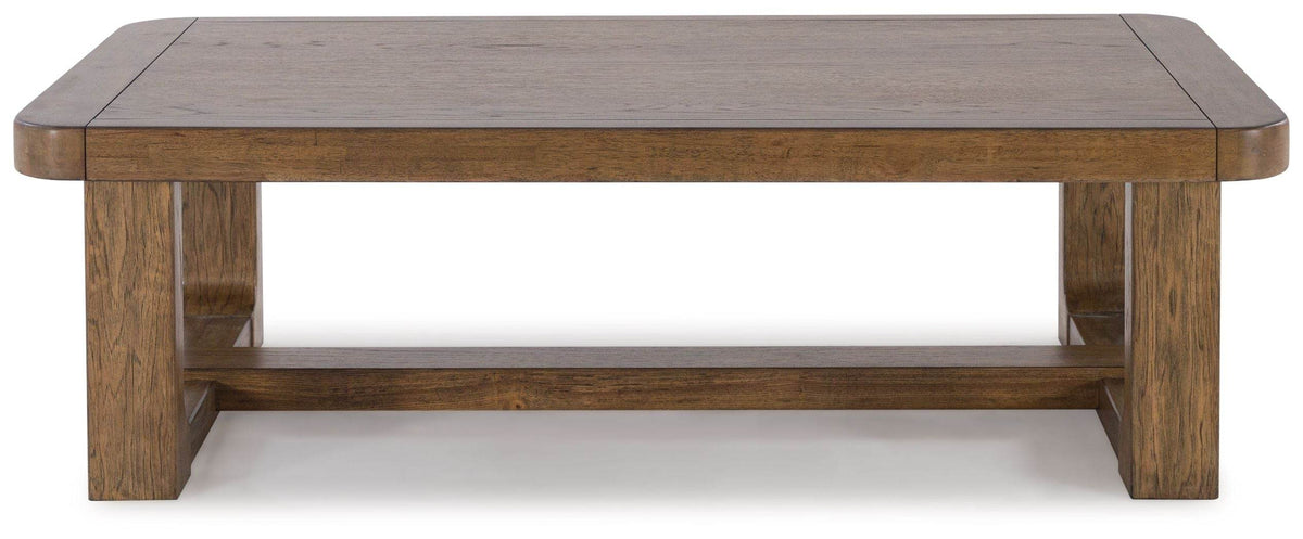 Cabalynn - Light Brown - Rectangular Cocktail Table - Forward Furniture