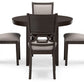 Langwest - Brown - Dining Room Table Set (Set of 5)