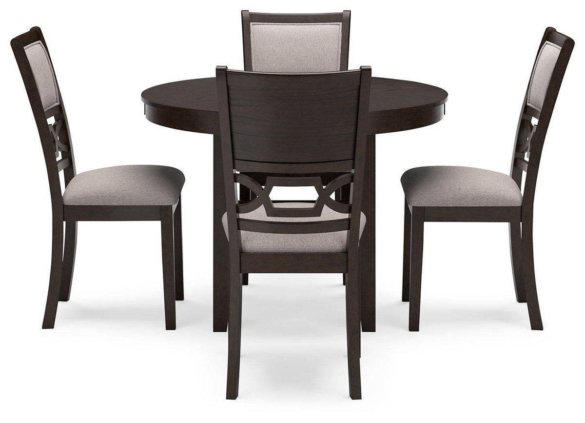 Langwest - Brown - Dining Room Table Set (Set of 5) - Forward Furniture
