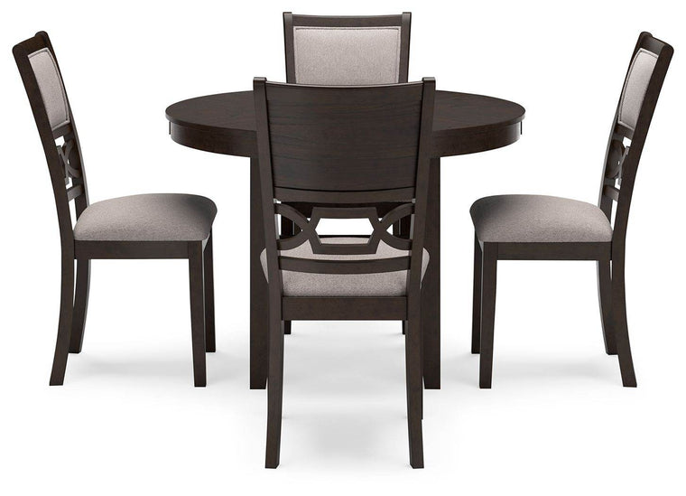 Langwest - Brown - Dining Room Table Set (Set of 5) - Forward Furniture