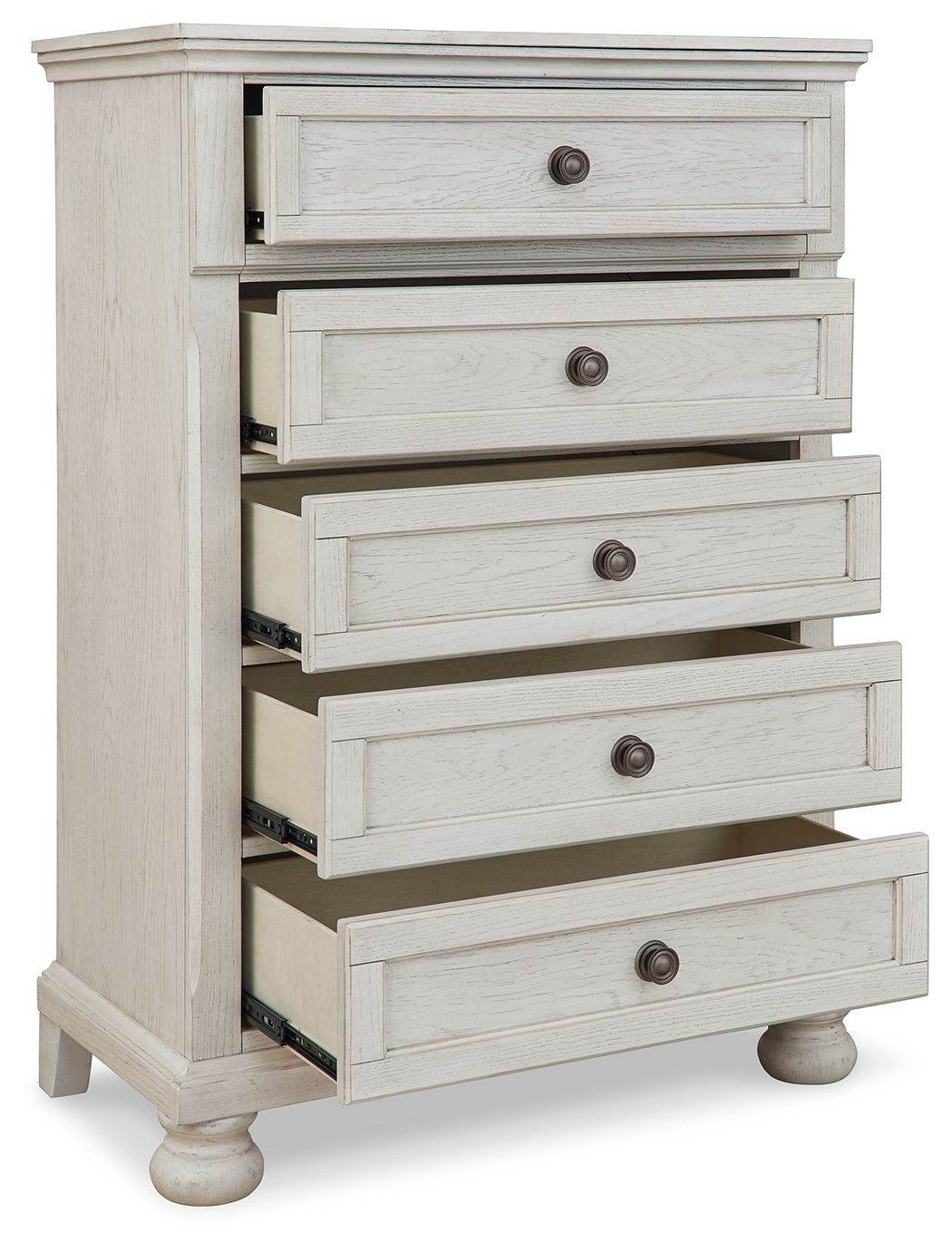 Robbinsdale - Antique White - Five Drawer Chest - Youth - Forward Furniture
