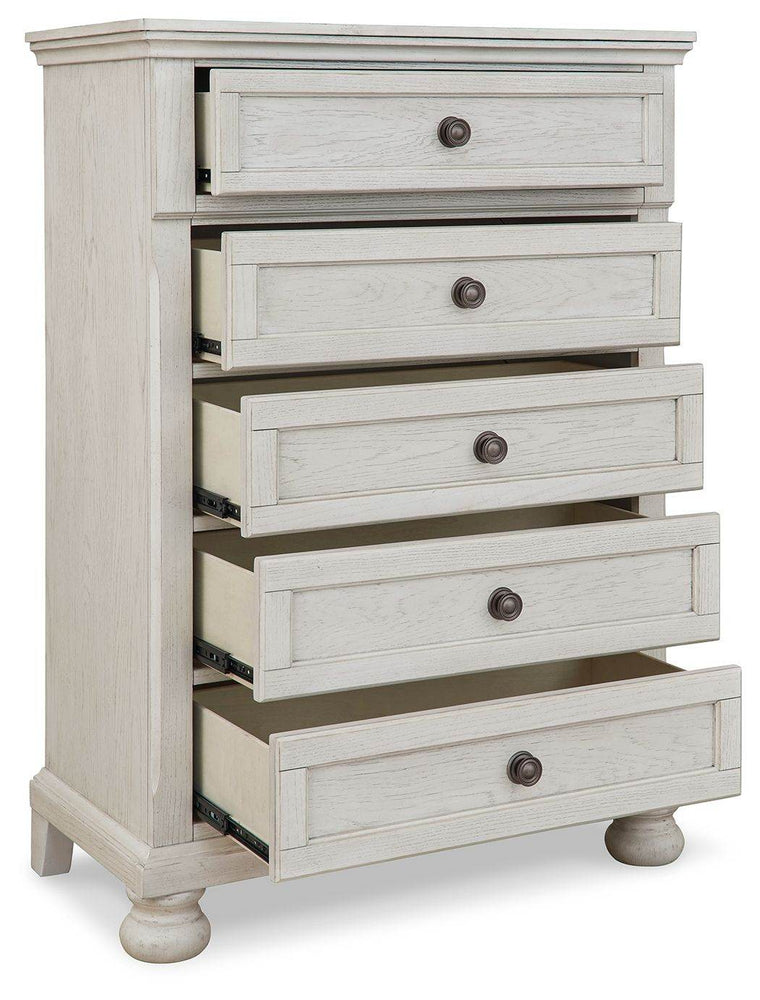 Robbinsdale - Antique White - Five Drawer Chest - Youth - Forward Furniture