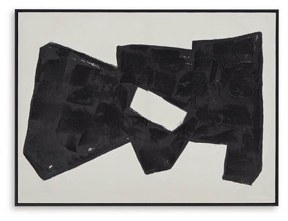 Garviery - Black / Cream - Wall Art - Forward Furniture