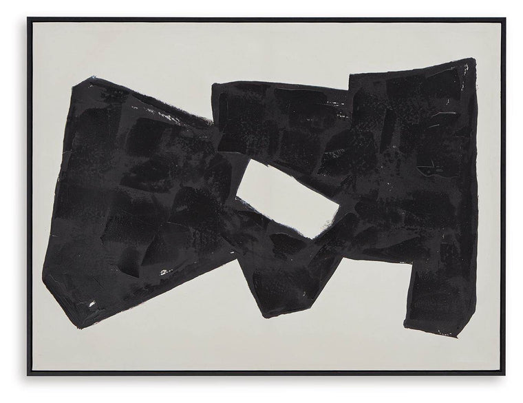 Garviery - Black / Cream - Wall Art - Forward Furniture
