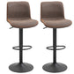 Swivel Counter-Height Bar Stools Set of 2 - Brown