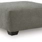 Clarington - Oversized Accent Ottoman - Greystone