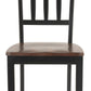 Owingsville - Black / Brown - Dining Room Side Chair (Set of 2)