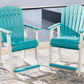 Eisely - Turquoise / White - Barstool (Set of 2)