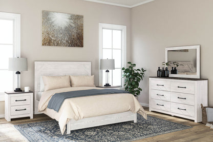 Gerridan - White / Gray - Two Drawer Night Stand - Forward Furniture