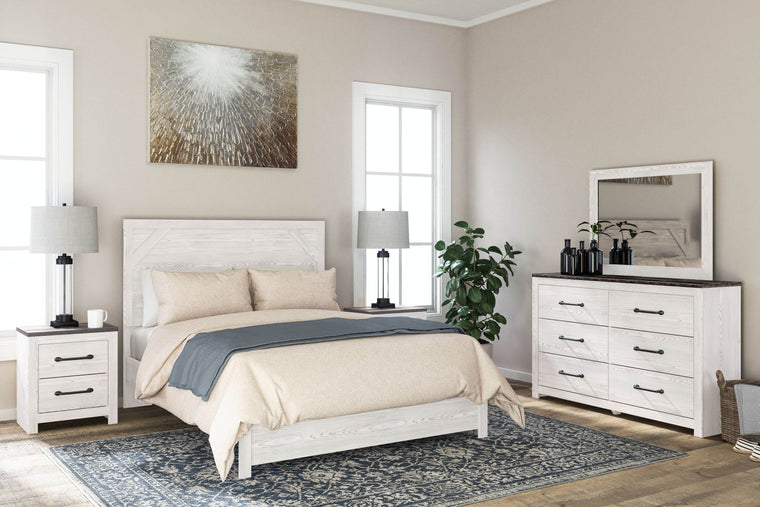Gerridan - White / Gray - Two Drawer Night Stand - Forward Furniture