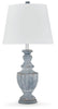 Cylerick - Terracotta Table Lamp - Antique Blue