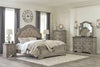 Lodenbay - 5 Pc. - Dresser, Mirror, King Panel Bed - Antique Gray