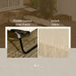 2 Piece Folding Outdoor Chaise Lounges, Pool Tanning Chairs with Reclining Back, Sunshade for Beach, Patio, Dark Grey