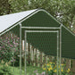 Metal Chicken Coop with Water- and UV-Protection Cover for Backyard Hen, Duck, Rabbit, 9.8' x 32.8' x 6.4'