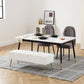 44" Lamb's Wool-Feel Upholstered Bedroom Bench, End of Bed Bench with Thick Padded Cushion and Steel Legs, Cream White