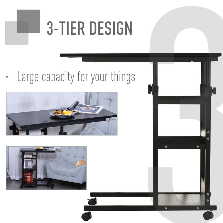 31.5" Mobile Standing Desk with Wheels