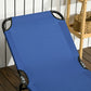Set of 2 Folding Outdoor Lounge Chair, Sun Tanning Chairs with Reclining Back, Breathable Mesh for Beach Patio, Grey