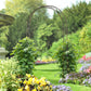 7.5ft Garden Metal Arch Outdoor Walkway Arbor for Decorative Climbing Vine Plants Party Wedding Ceremony Decoration Accessories Black