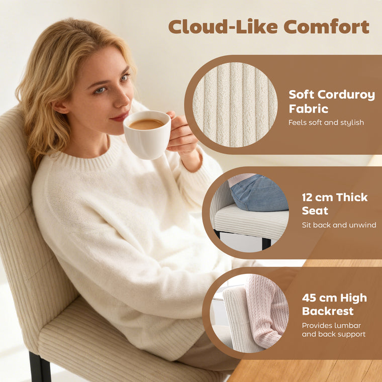 Dining Chairs Set of 4 with Padded Seat