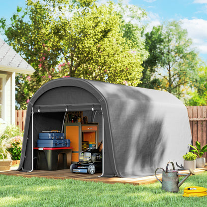 10' x 15' Garden Shed with Roll-Up Door