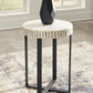 Crewridge - Black / Cream - Accent Table