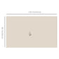 Gazebo Curtains, 10' x 12' Universal Replacement Privacy Curtain, 4-Panels Sidewall with Hooks/C-Rings, Beige