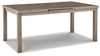 Beach Front - RECT Dining Room EXT Table - Beige